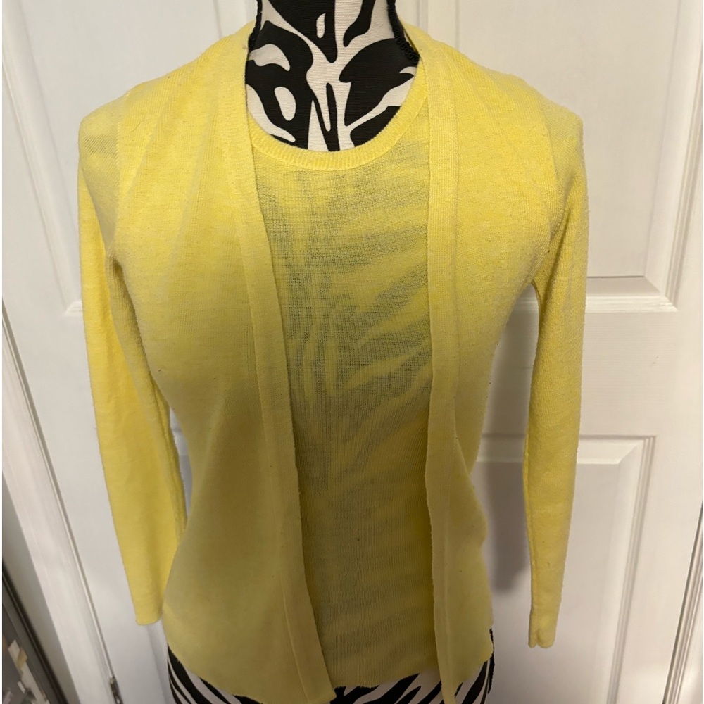Vintage lovable knits inc sweater/shirt attached combo